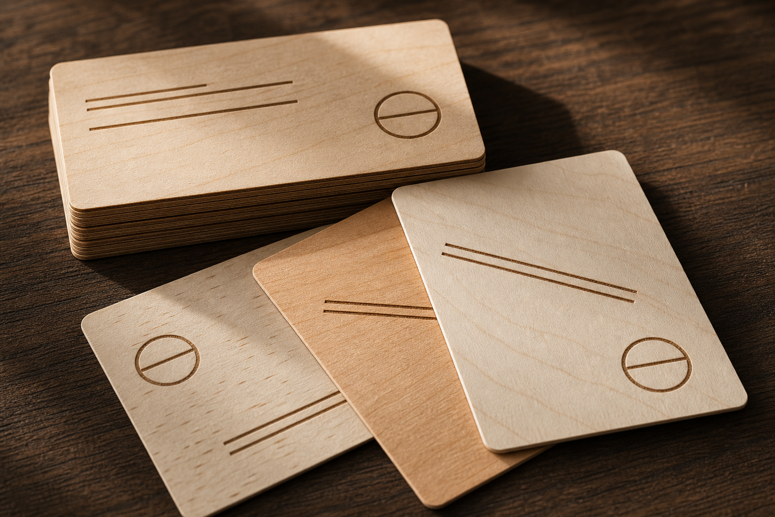 Holz Ahorn Materialbeispiel