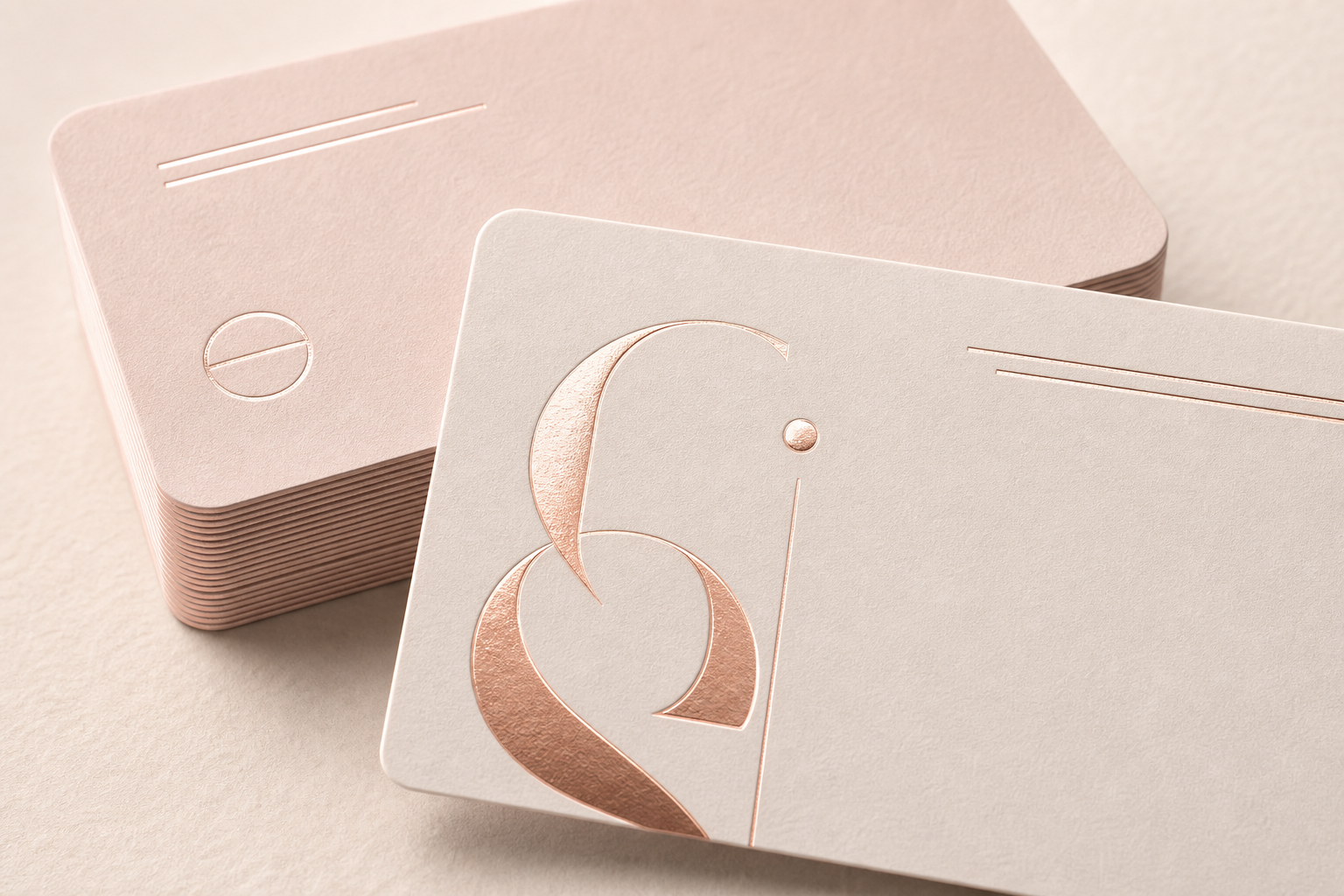 Roségoldfolie Beispielbild