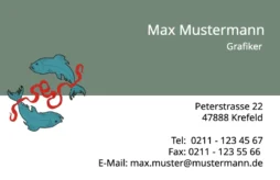 Visitenkarten Fische