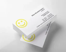 Visitenkarten Symbol Smiley