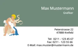 Visitenkarten Wassermann