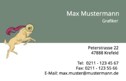 Visitenkarten Widder